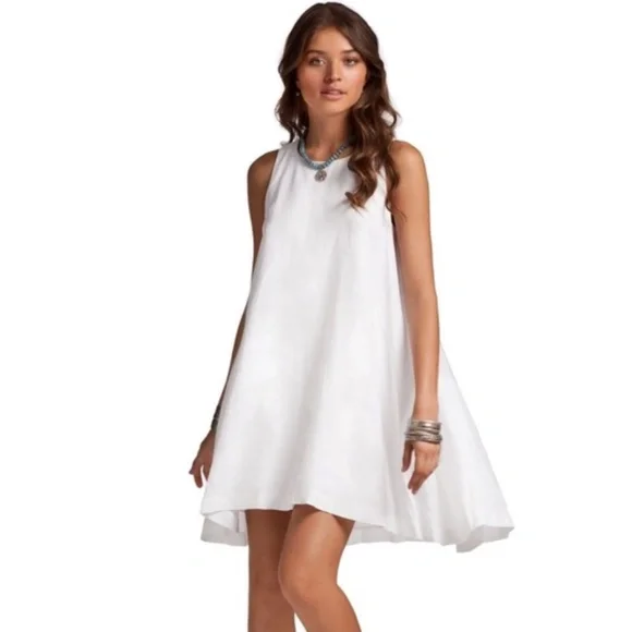Island Company | Dresses | Island Company Trinity Dress White Linen Size  Medium | Poshmark